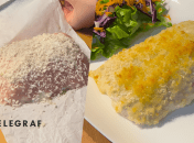 Курячі конвертики з помідором та сиром