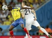 ЧМ-2014. Эквадор в меньшинстве выстоял ничью с Францией