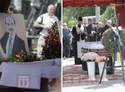 З'явилися фото з похорону Григорія Чапкіса на Байковому кладовищі