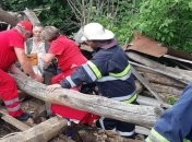 В Харьковской области обвалился заброшенный дом: есть пострадавшие