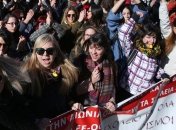 Греческие учителя опять вышли на акцию протеста