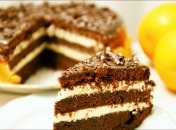 Рецепт недели. Шоколадный торт с творожным кремом