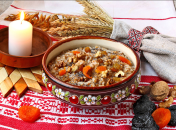 Кутья из булгура с лаймом получается необычная и ароматная