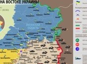 Карта АТО на востоке Украины (12 декабря)