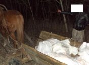 Мужчина на возу пытался ввезти в Беларусь 14 мешков сала и трикотаж