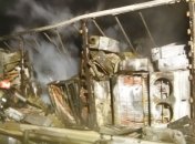 В Черкасской области на Одесской трассе загорелся грузовой автомобиль