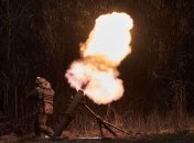 Украинские минометчики под Бахмутом