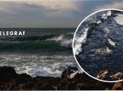 В направлении оккупированного Крыма движется десятитонное пятно с нефтепродуктами