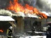 В Чернигове горел мебельный завод