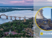 В Днепре разгорелся масштабный пожар