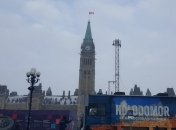 Возле парламента Канады состоялась выставка о Голодоморе