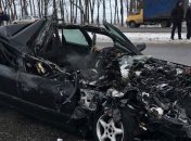 В Харьковской области легковушка врезалась в фуру: погибли 4 человека