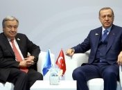 Антоніу Гутерріш та Реджеп Тайіп Ердоган