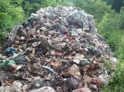 Грузовик незаконно сбросил львовский мусор в Черниговской области