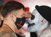 Чисора удивил внешним видом на взвешивании с Усиком и оказался тяжелее на 17 килограммов