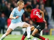 Манчестер Сити обыграл Манчестер Юнайтед и вышел на первое место в АПЛ