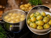 Варена молода картопля