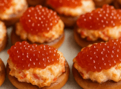 Бублики з крабовою начинкою