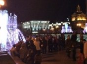 На Майдане запустили светомузыкальные фонтаны