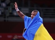 Жан Беленюк с флагом Украины