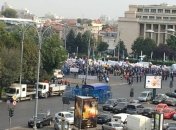 В Бухаресте проходит митинг госслужащих