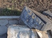На Одесчине вандал повредил памятник ликвидаторам и жертвам Чернобыльской катастрофы