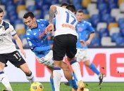 "Наполи" и "Аталанта" в первом полуфинале Кубка Италии голов не забивали (видео)