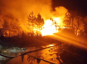 Палаюча база відпочинку в Мелітополі, де розташовувалися окупанти