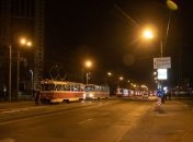 В Киеве ночью столкнулись два трамвая, есть пострадавшие
