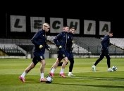 Тренировка сборной Украины