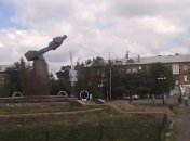 Памятник Ленину снесли в Северодонецке