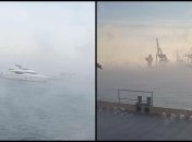 На морозе в Одессе "закипело" море: видео явления показали в сети