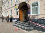 Наслідки підпалу офісу омбудсмена Денісової у Києві