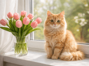 Кот на подоконнике