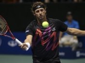 Легендарный теннисист неудачно поучаствовал в ралли (Видео)