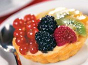 Фруктовые корзиночки из песочного теста