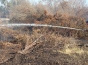 В Черкасской области ликвидировали 40 гектаров пожара на торфяниках