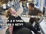 Если вы решили сбросить вес в качалке, главное, не сбрасывать его на ногу тренера: веселые шутки про спортивных наставников