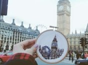 Вышитая красота: красивейшие пейзажи с помощью иголки и ниток (Фото)