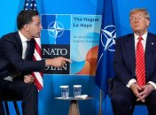 Марк Рютте та Дональд Трамп