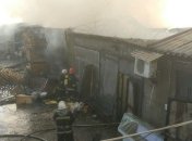 На Дарницком рынке в Киеве произошел пожар