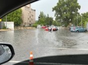 Непогода в Киеве затопила полгорода