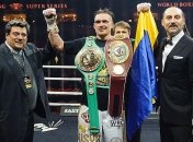 Усик стал первым после Кличко украинцем, объединившим чемпионские пояса