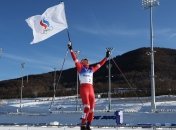 Российский лыжник на Олимпиаде