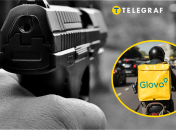 У кур’єра Glovo вистрілили у Києві