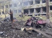 Те, що залишилося від лікарні після авіаудару