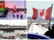 Акція протесту далекобійників у Канаді проходить під гаслом Freedom Convoy