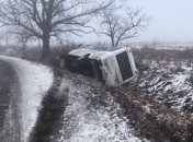 На Закарпатье перевернулся автобус с пассажирами, есть пострадавшие