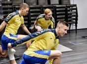 Тренировка сборной Украины