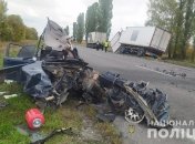 Удар був такої сили, що від легковика майже нічого не залишилося